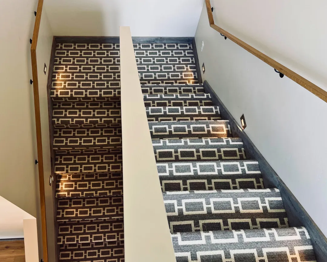 Stair runner installation-